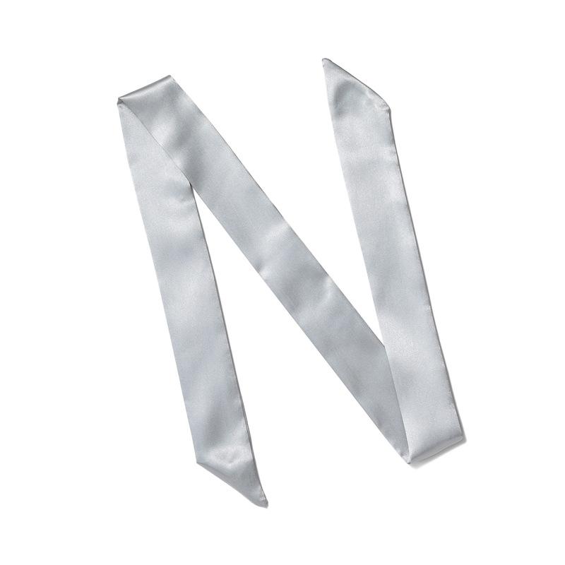 Solid Color Scarf, Women'S Slim And Long Scarf, Decorative Tie Bag, Ribbon, Versatile Headband, Bow Belt, Fashionable Scarf