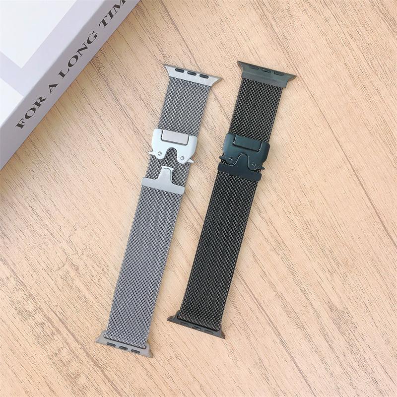 Ремешок-петля для Apple watch 10 9 8 7 41 45 мм 46 мм Ultra/2 49 мм Мужской женский металлический ремешок для iWatch 6 5 SE3 44 40 42 мм Ремень