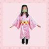 Used [New] [DEVOTEE] Demon Slayer's Blade Children's Clothes Costume Nezuko Kamado Children's Cosplay Kimetsu no Yaiba Kamado Nezuko Child Cosplay