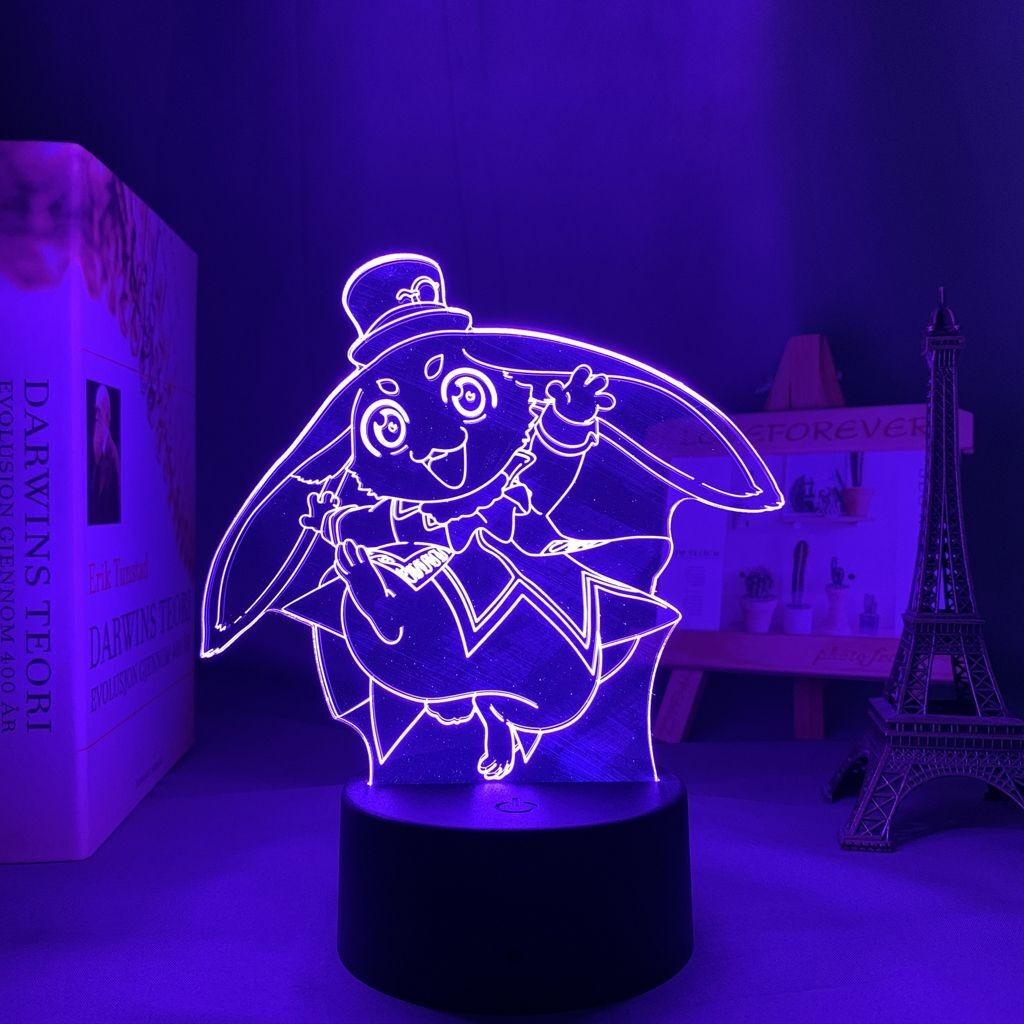 Аниме Shangri-La Frontier Night Light Emul Sunraku Figure LED Bedside Lamp Товары для фанатов