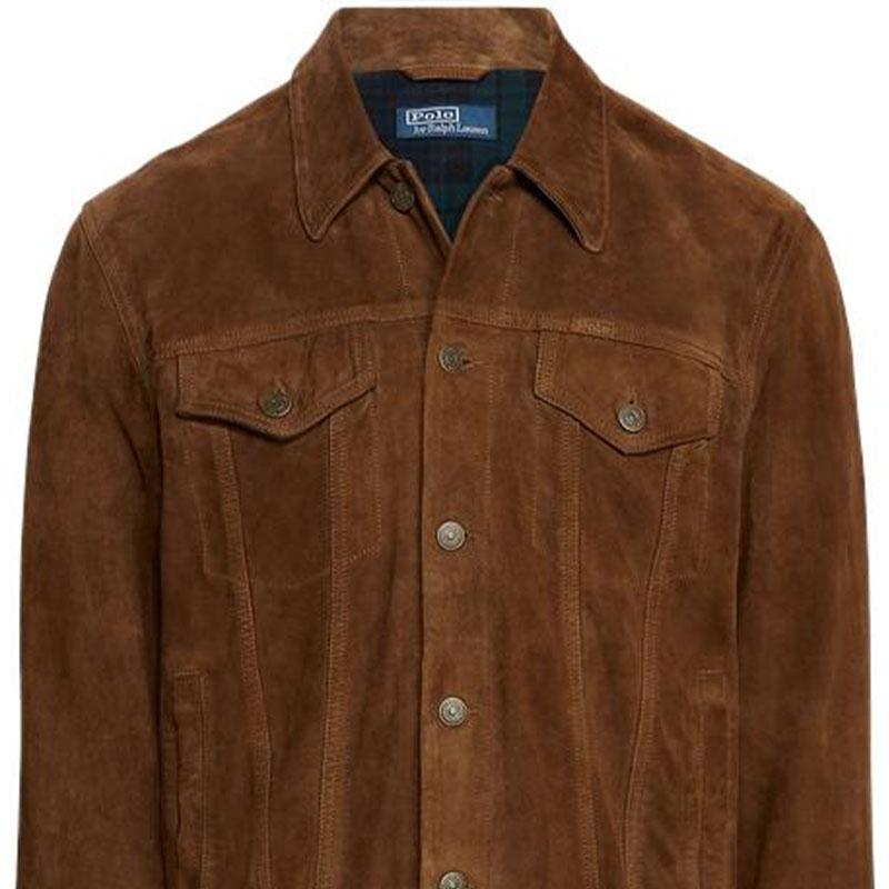 Polo Ralph Lauren FW22 Leather Jacket Men's Brown MNPOOTW16020966-200