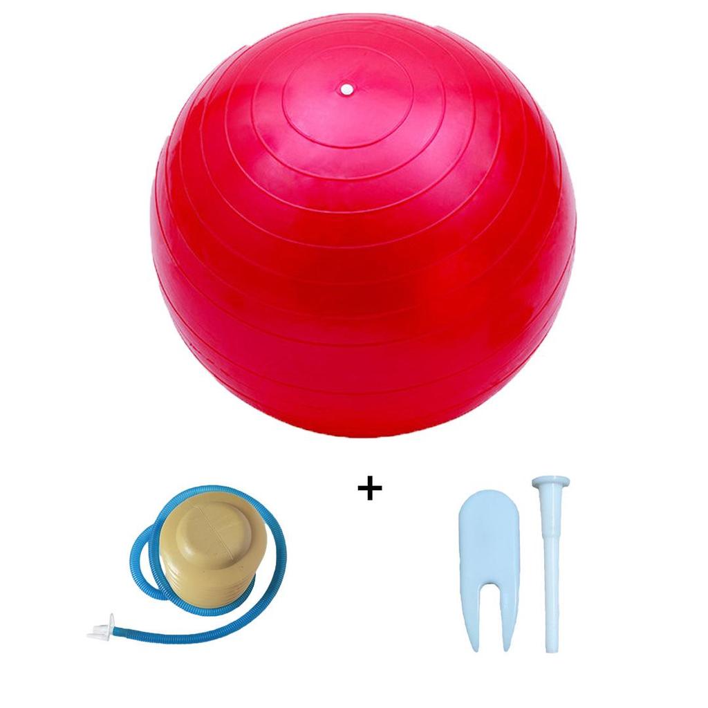 Durable Anti-Burst PVC Yoga Ball for Exercise, Balance & Pilates