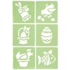 Plastic Stencil - GRAINE CRÉATIVE - Pack of 6 - 14 X 15 Cm - Mixed - Child