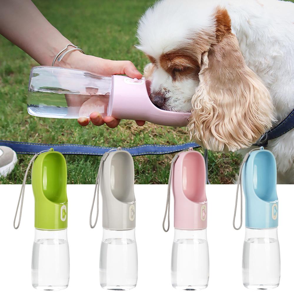 Герметичная бутылка для воды для собак маленьких, средних и больших собак, кошек, переносная миска для питья для щенков, чихуахуа, йоркширских собак, товары для животных