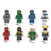 Single Christmas Gift Minifigure A001-008 Toy Children's Educational Toy Minifigures Assembled DIY Building Blocks