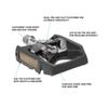 SHIMANO С отражателем в комплекте EPDT8000 PD-T8000 cleats/SM-SH56