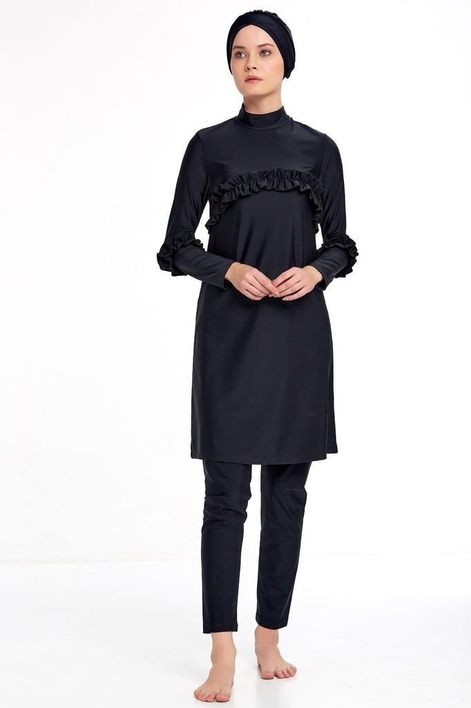 Женский Мусульманский Скромный Исламский Полный Чехол Буркини Пляжный Купальный Костюм Купальники Хиджаб Пляжная Одежда Купальник 