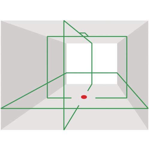 Shinwa Sokutei Laser Level, Laser Robo Green, Neo 51 AR Bright, Full Line, Ground Level, 78279