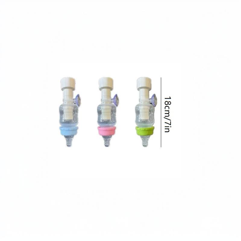 No Mess Pacifier Fish Feeder Durable Plastic Anti-Cloud Water Perfect for Daily Feeding of Small Aquarium Fish