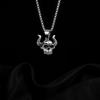 Креативный ночной клуб хип-хоп простая личность череп коровья голова титановая сталь ожерелье кулон для мужчин и женщин