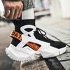 Casual Shoes Men High Top Soft Sock Sneakers Breathable Mesh Outdoor Footwear Big Size Custom Logo Packing for Drop Shipping