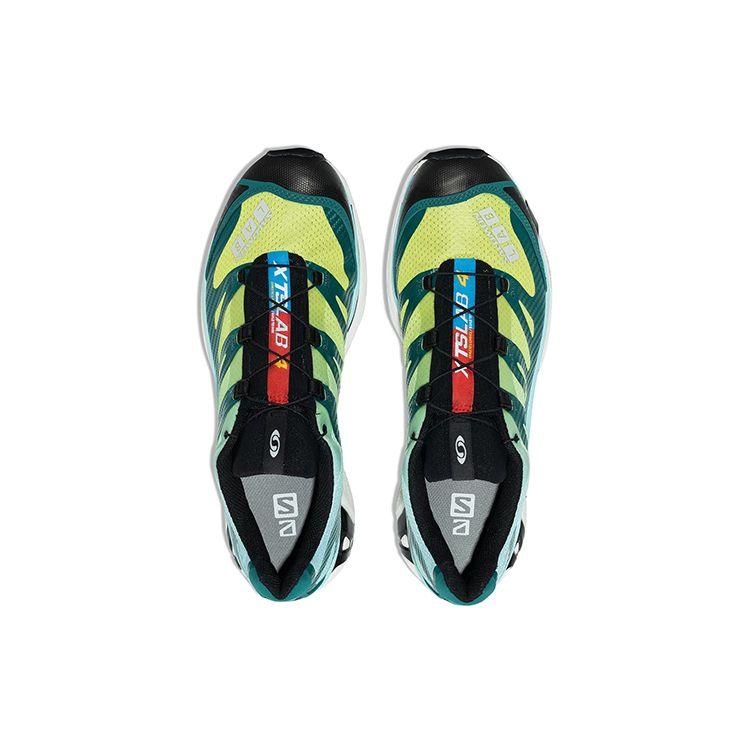 SALOMON XT-4 Улучшенная Удобная Ткань Кожа Амортизирующая Нескользящая Прочная Низкие Кроссовки Мужские кроссовки Зеленый 413956