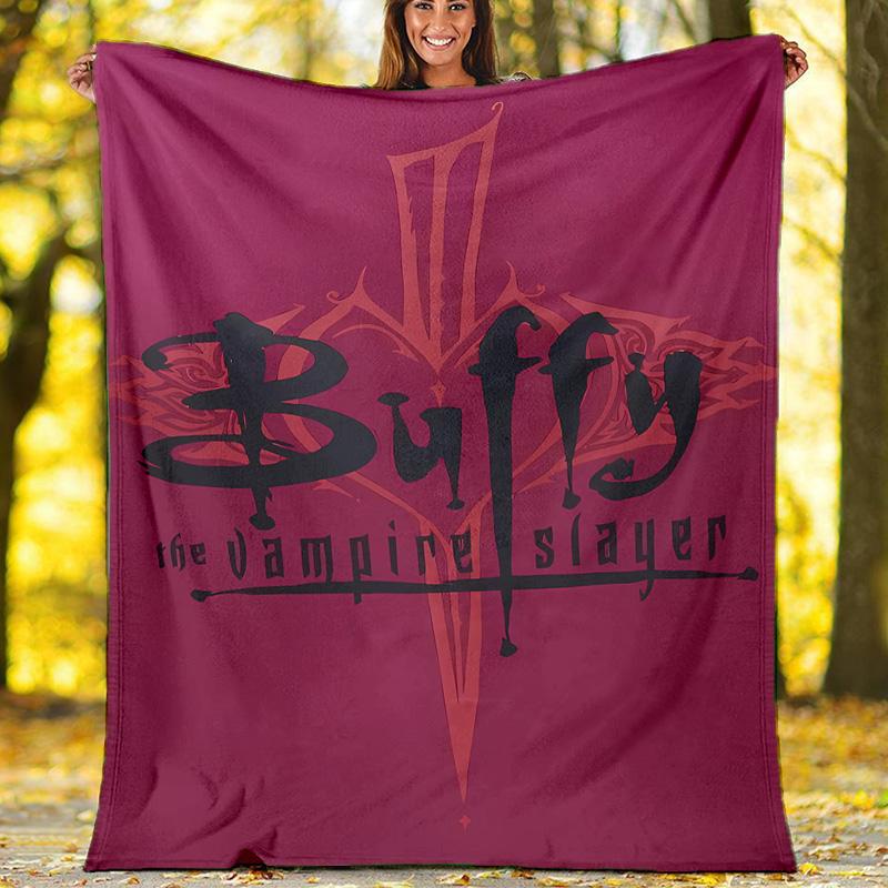 Buffy the Vampire Slayer1 printed throw blanket—lightweight,soft,warm;versatile blanket for all seasons—perfect as &air-conditioning throw,nap blanket