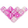 Premium Quality Pip D6 Dice Set for Table Board Gaming - 12mm Mixed Color, Pack of 10