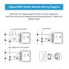 Tuya ZigBee3.0 WiFi Умный выключатель Умный дом Модуль сухого контакта DC 12/24V AC 100-240V DIY Автоматический выключатель Реле Работает с Alexa Google