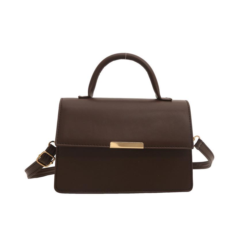 Chic Urban Style Pu Leather Handbag For Women 2024 Trendy Summer Shoulder Bag