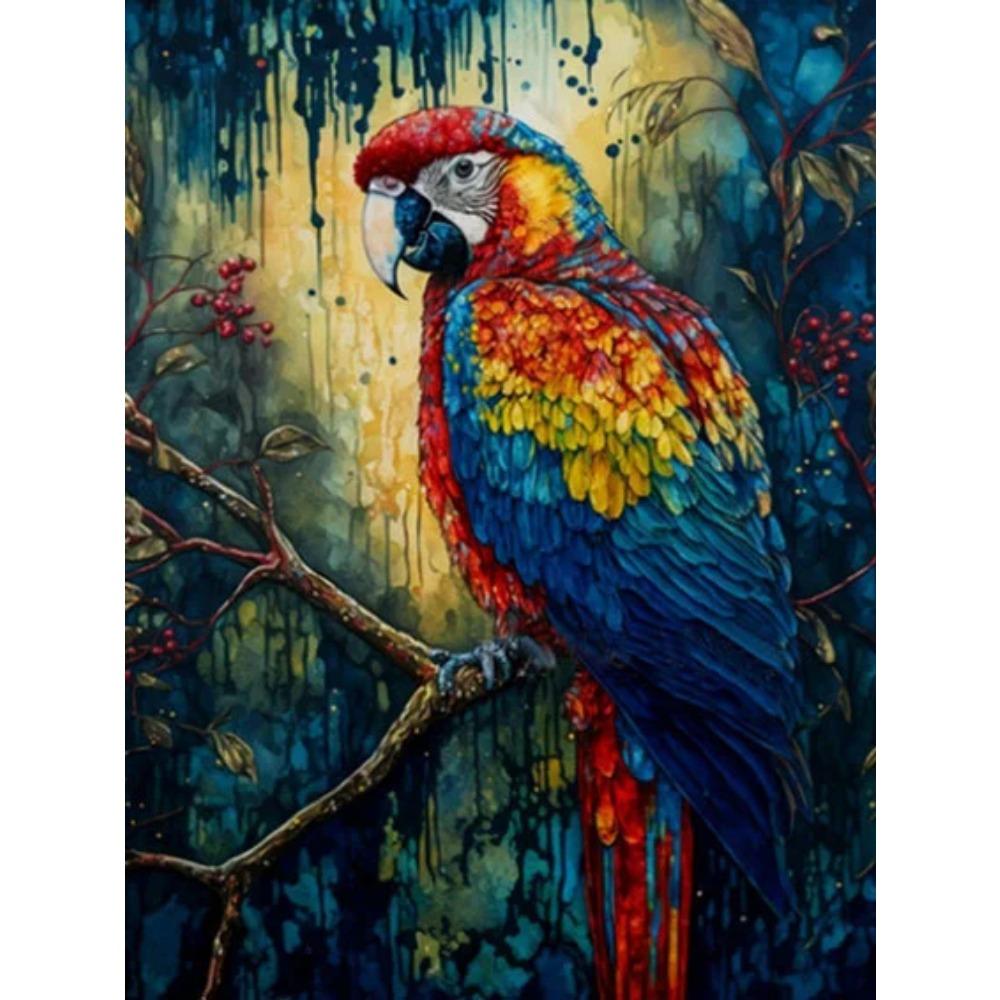 Алмазная картина, полная дрель, конфетный дом, круглая алмазная живопись, ручная работа, искусство, птица, сделай сам, алмазная мозаика, картина, украшение дома