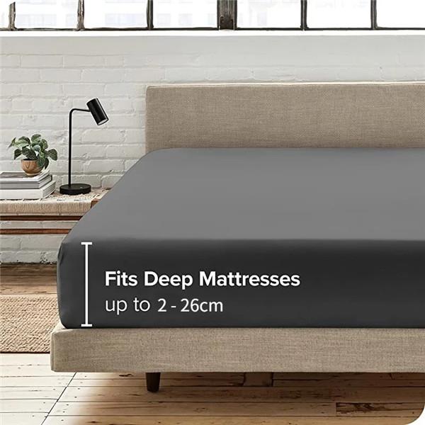 Новая хлопковая простыня, комплект постельного белья, наматрасник с резинками, двойное льняное противоскользящее регулируемое покрывало