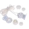 Roller Blind Fittings Kit Durable Replacement Parts with Beaded Chain Fixed Bracket for Rental Apartment Window Repair DIY Upgrade