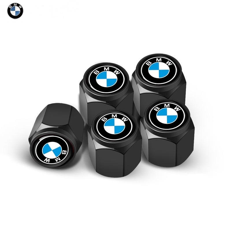 NAZF2 For BMW M X5 X6 X1 M2 M3 M5 M6 M4 F32 E90 F30 E53 E91 E60 5Pcs Aluminum Car Wheel Tire Valve Cap Dust Cover Car Keychain Keyring