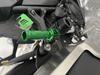 LEDISHUN Aluminum Pair of Tandem Step Sliders for Kawasaki and Z650, Z750, Z750S, Z800, Z900, Z900RS/Cafe (Green)