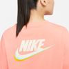 Nike Спортивное платье с коротким рукавом для женщин Ecstatic Темно-красное DJ6202-641
