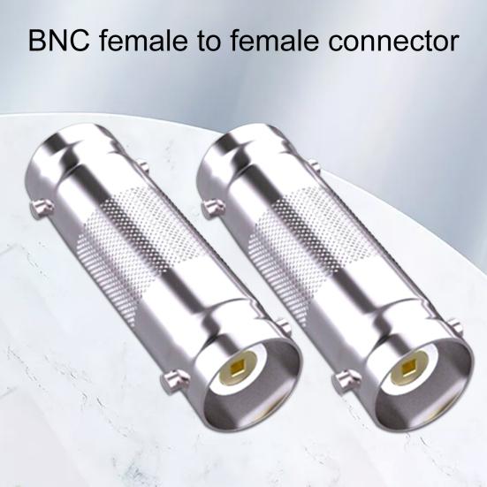 10Pcs BNC Female to Female Connector Adapter Coupler Converter Replacement Kit for CCTV Video Camera