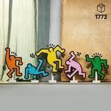 LEGO® 31216 Art Keith Haring, Les Figures Dansantes, Décoration d’Intérieur et Set de Construction pour Adultes