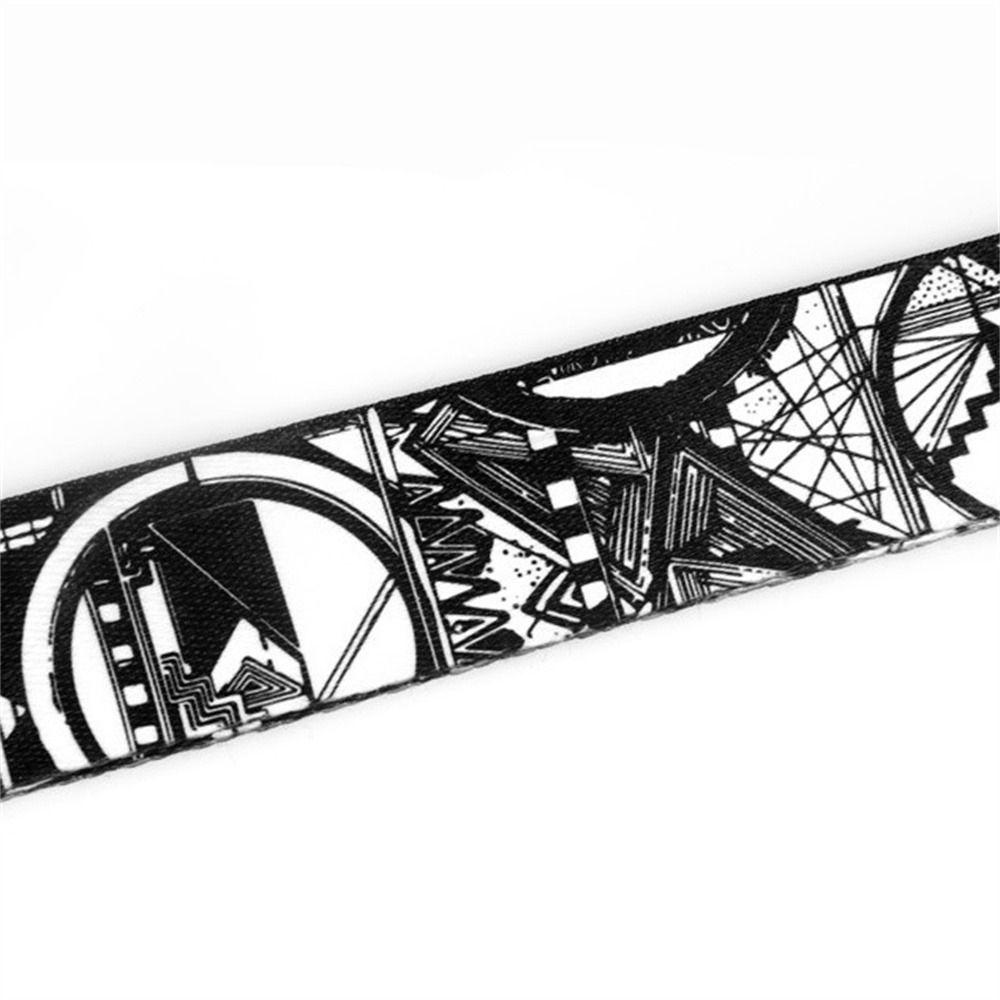 Plaid Pattern Electric Guitar Belt Adjustable Acoustic Guitar Strap Guitar Strap Folk Guitar