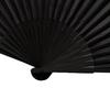Черный складной веер с сумкой в ​​китайском стиле, реквизит для танцевальных выступлений, портативный летний бамбуковый ручной веер, принадлежности для вечеринок, подарок