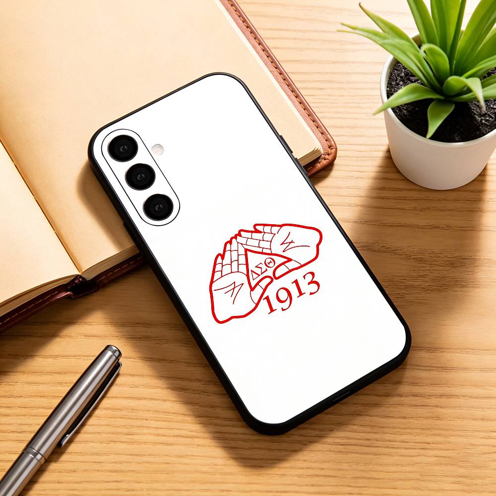 D-delta S-sigma Theta Phone Case Black Silicone Soft For Samsung Galaxy A73,A72,A71,A70,A53,A52,A51