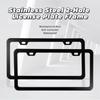 2Pcs Universal License Plate Cover Rustproof Truck License Plate  Vehicles Exterior Decoration