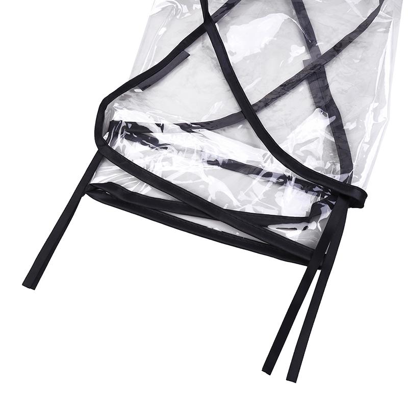 Универсальный дождевик для коляски, детский автомобильный дождевик, защита от ветра и солнца, прозрачный дышащий зонт на колесиках, дождевик, аксессуары