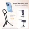 Foldable Magnetic Phone Holder Desktop Lazy Tripod Cell Phone Stand For Magsafe iPhone 16 15 14 13 12 Pro Max Smartphone Bracket