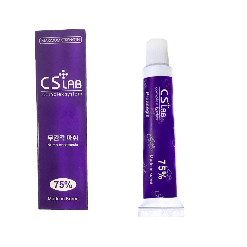 10 г анестетик для татуировки, быстрое онемение кожи, CS75%, фиолетовый крем, полупостоянный