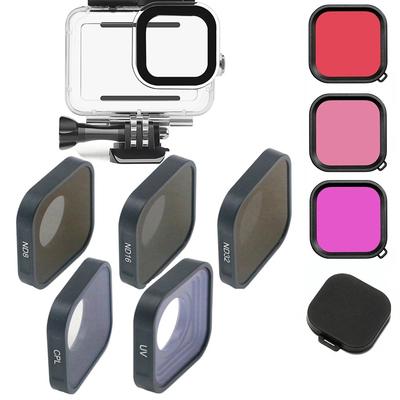 Для GoPro Hero 13 12 11 10 Фильтр ND 8 ND16 ND32 CPL Защитный фильтр для объектива для GoPro 9 ND Набор фильтров для экшн-камеры Аксессуары