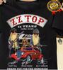 ZZ Top 55 Years 1969 2024 Thank You For The Memories T-Shirt Tops Tees Men's Women's