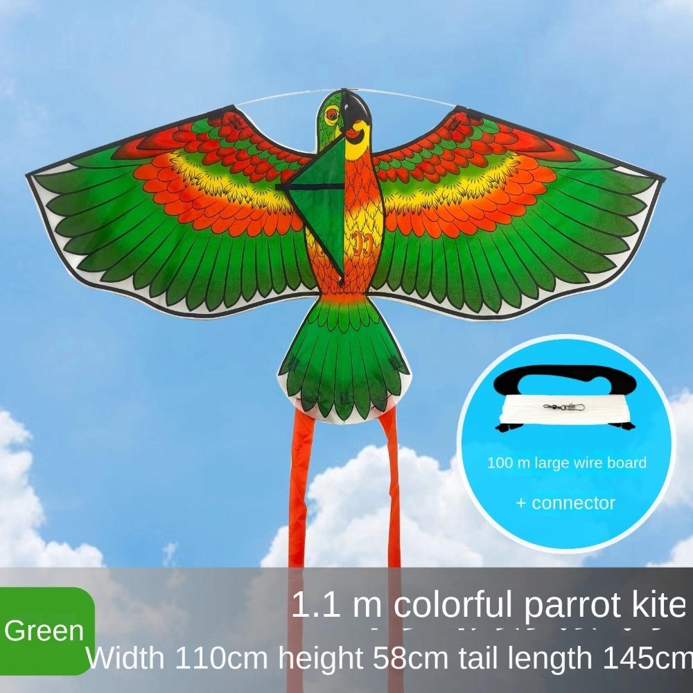 with Line Parrot Kite Long Tail Outdoor Fun Sports New Parrot Flying Toys for Kids
