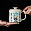 Master Cup Home Business Gift Box Retro Ceramic Teacup Kung Fu Tea Set Personal Water Cup Souvenir