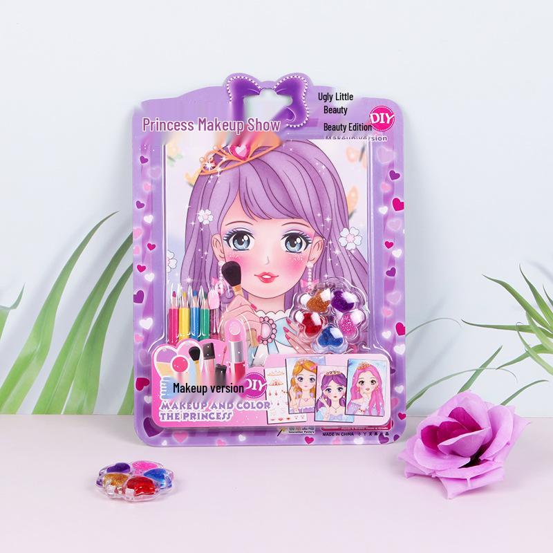 Creative Makeup Toy: DIY Doodle Face & Watercolor Painting Set for Girls