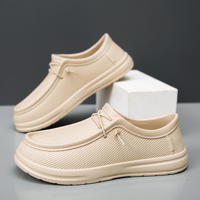 Fashion Chef Work Shoes Four Seasonal Men's Plus Size Oil Resistant Waterproof Wear-resistant Outdoor Garden Shoes Anti Slip EVA Shoes