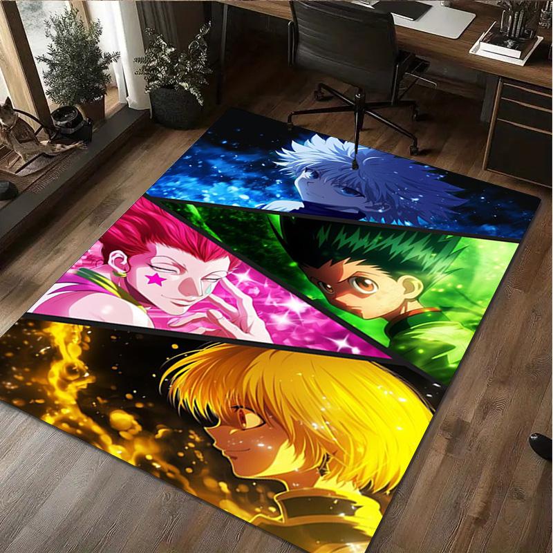 Hunter X Hunter: Bonds Unite Home carpet Office Decorative Carpet For Living Room Bedroom Door Mat Floor Rug Computer Chair Area Rug