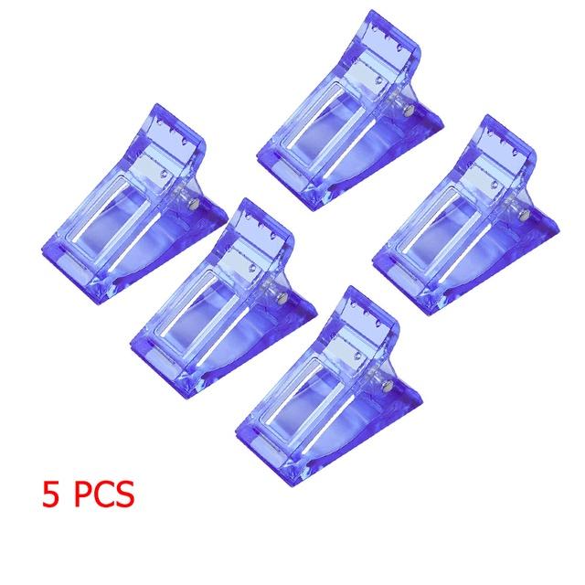 5/10 шт. хрустальный зажим для ногтей, акриловый зажим для наращивания пальцев, УФ-гель с фиксированной фиксацией, профессиональные инструменты, пластиковые аксессуары для ногтей для маникюра