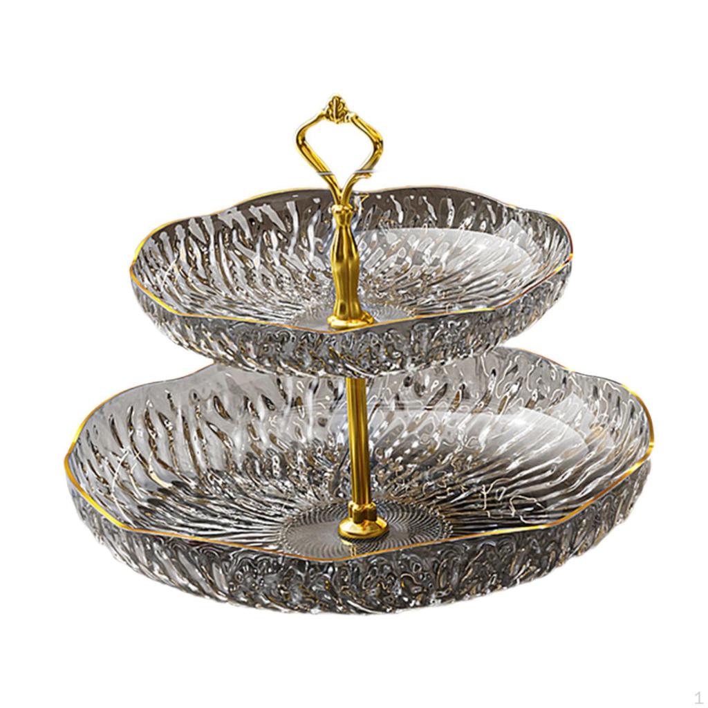 Fruit Plate Cupcake Stand Decorative Modern Dessert Cake Serving Platters for Party