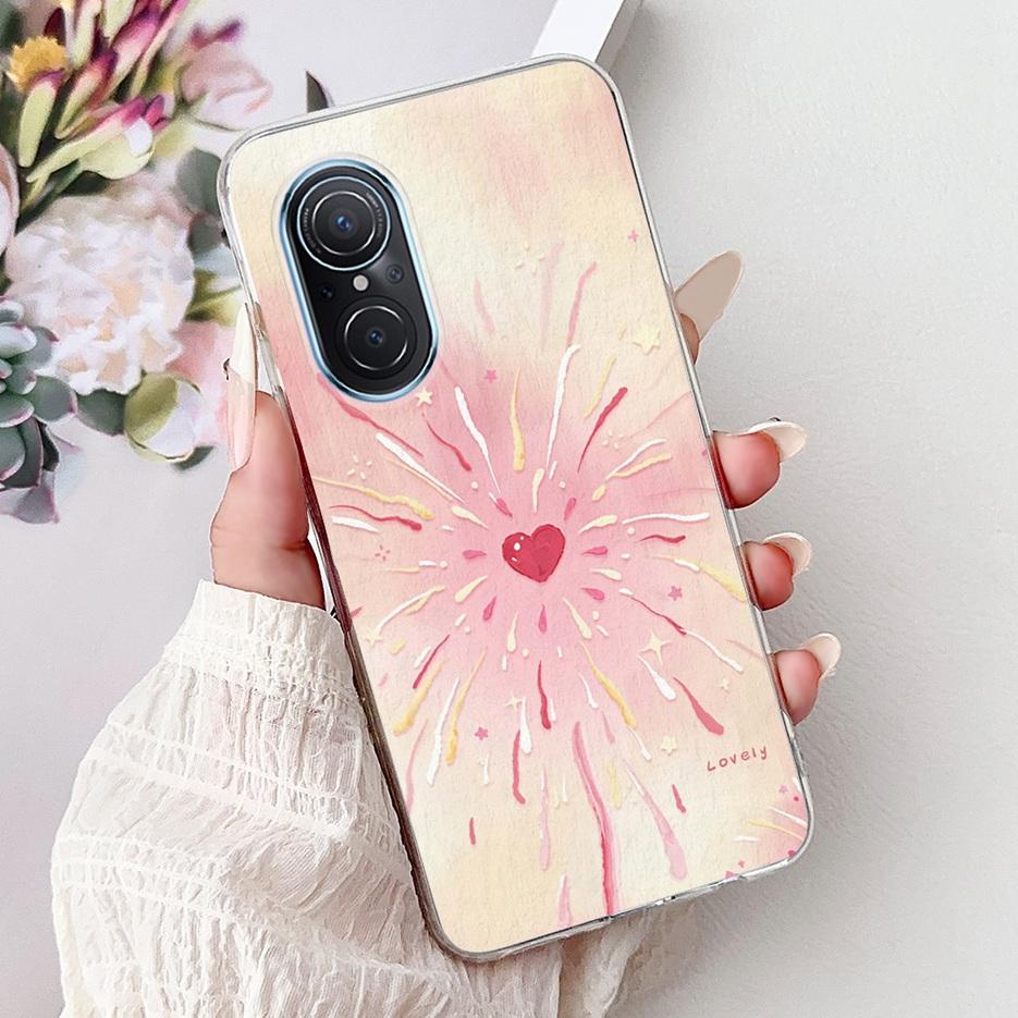 Чехол для Huawei Nova 9 SE Чехол Nova9 Pro Роскошный с рисунком цветов Мягкий тонкий чехол для телефона для Huawei Nova 9 Pro Nova9 SE Fundas Сумки