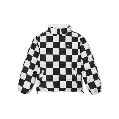 Vans Двусторонняя клетчатая куртка с длинным рукавом унисекс верхняя одежда белого цвета VN00090RWHT