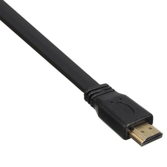 Высокоскоростной штекерный кабель HDMI-совместимый плоский к штекерному для аудио-видео