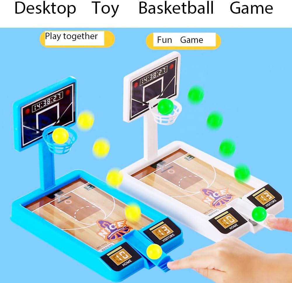 2 набора игрушек для игры в баскетбол, настольная игра в баскетбол для детей и взрослых, настольные игры для офиса для взрослых, чтобы снять стресс