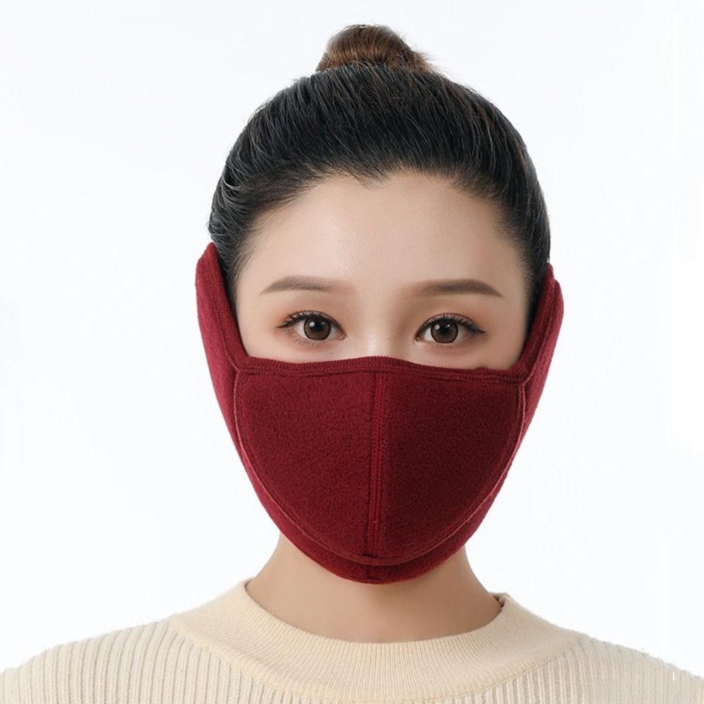 Сохраняющая тепло маска для катания Дышащая ветрозащитная маска Модная защита ушей Наушники Зима