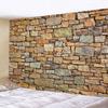 3D Wall Aesthetic Vintage Brick Tapestry Boho Style Wall Decor Bedroom Living Room Background Ceiling